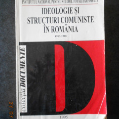 IDEOLOGIE SI STRUCTURI COMUNISTE IN ROMANIA 1917-1918