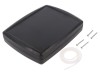 Carcasa universala KRADEX ABS neagra IP65, 144x184x38mm, IK09, Model Z124H