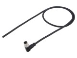 Conector M12 mufă tată &icirc;n unghi aurit 5 PIN AMPHENOL