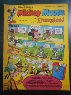 Revista Mickey Mouse, nr. 87, anul 1977 foto