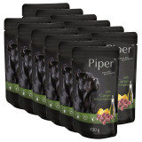 Cumpara ieftin Piper Adult hrană la plic cu carne de v&acirc;nat și dovleac 12 x 150 g