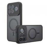 Husa MagSafe pentru Xiaomi Poco F8 Ultra, Techsuit, PureFrost, Neagra Satinata