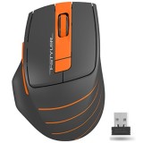 A4TECH FG30 Orange , Mouse gaming wireless 2.4 GHz, optic 2000 DPI, 6 butoane, negru portocaliu