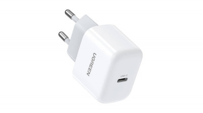 UGREEN mini &amp;icirc;ncărcător de perete, USB-C, 20W, PD (alb) foto