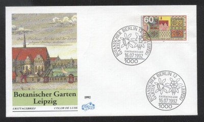 Germany 1992 Botanic garden FDC K.268 foto