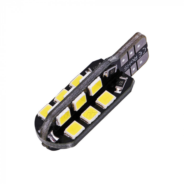 Bec pozitie T10 24 LED 2835 5W CANBUS 12V JSUN01