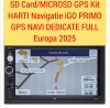 SD Card GPS Kit HARTI Navigatie iGO PRIMO GPS NAVI TABLETE NAVIGATIE Europa 2025