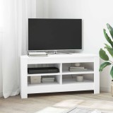 vidaXL DulapdecolțpentruTV Alb 102 x 40,5 x 45 cm Lemn compozit 889775