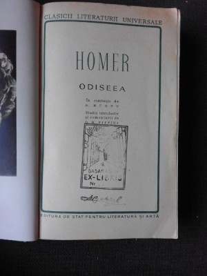 Homer - Odiseea foto