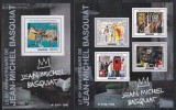 Centrafricana 2015 - A 55-a aniversare a nașterii lui Jean-Michel Basquiat, Colita + Bloc, Cota 28 EURO, RARE (VEZI NUMEROTAREA), MNH