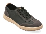 Cumpara ieftin Pantofi sport OTTER negri, T25239, din piele naturala