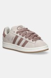 adidas Originals sneakers din piele &icirc;ntoarsă Campus 00S W culoarea roz, JQ5804