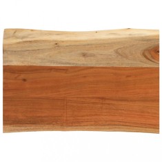 vidaXL Blat masa 60x40x3,8 cm dreptunghiular lemn acacia margine vie foto