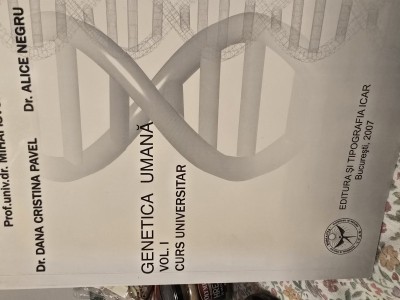 Mihai Isvoranu - Genetica umana (volumul 1) foto