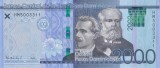 Bancnota Republica Dominicana 2.000 Pesos Dominicanos 2024 - P194 UNC ( vezi descriere )