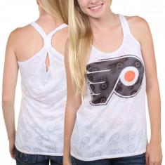 Philadelphia Flyers maiou de damă Sublime Burnout Racerback Tank Top - M