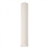 Lampă De Tavan Karbon Bej Aluminiu Cu 1 Bec Tub Minimalist De Interior.