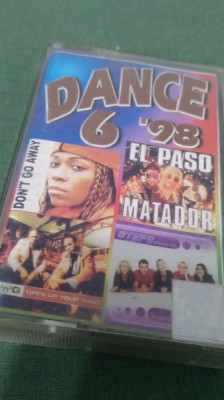 CASETA AUDIO DANCE&amp;#039;98 VOL 6 ORIGINALA FOARTE RARA !! foto