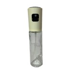 Pulverizator Ulei, Otet, Cyrax, din Sticla, 100 ml, Reincarcabil, 18.3 x 4.3 cm, Masura 90 ml, Capac Mat, Alb
