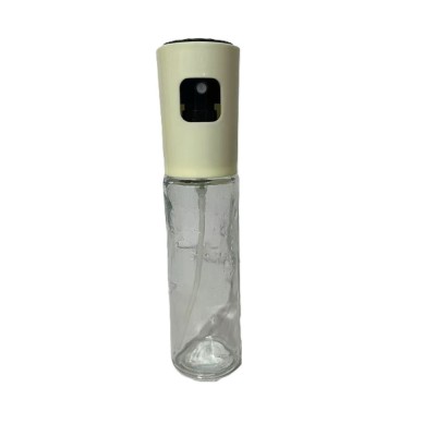 Pulverizator Ulei, Otet, Cyrax, din Sticla, 100 ml, Reincarcabil, 18.3 x 4.3 cm, Masura 90 ml, Capac Mat, Alb foto