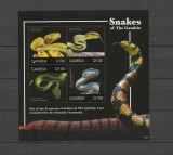 GAMBIA 2020 FAUNA SERPI COTA MICHEL 20 EURO