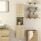 Gossi dulap de baie, stejar sonoma, 30x30x130 cm, lemn prelucrat