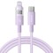 Baseus - Data Cable Display 2 (P10382703511-01) - Fast Charging, Type-C, Lightning, Digital Display, 20W, 2m - Nebula Purple