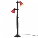 Lampa de podea, 25 W, rosu uzat, 25x25x90/160 cm, E27 GartenMobel Dekor, vidaXL