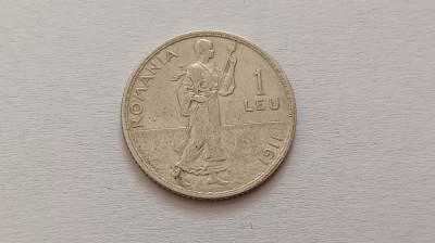 Romania -1 Leu 1911 foto