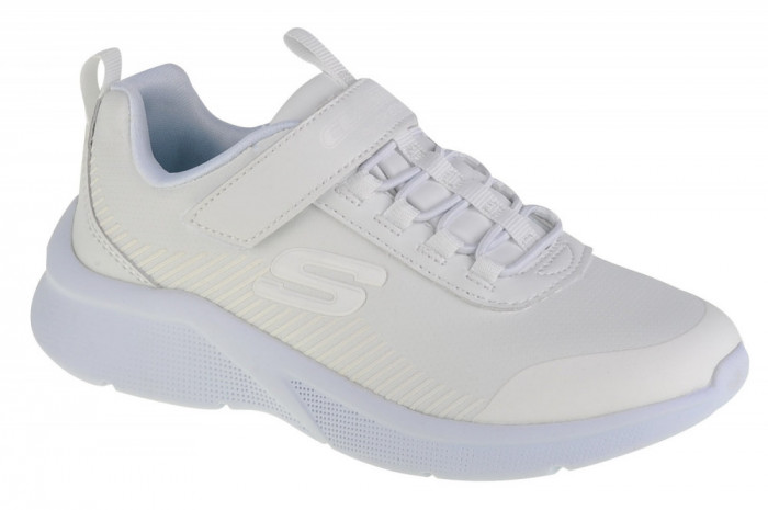 Pantofi pentru adidași Skechers Microspec-Classmate 302607L-WHT alb