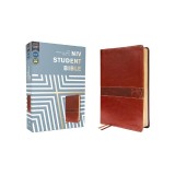 Niv, Student Bible, Leathersoft, Brown, Comfort Print