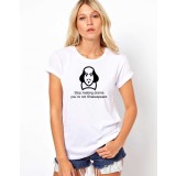 Tricou dama alb - Shakespeare Drama - L