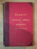 MOUVEMENT DU COMMERCE ET DE L&#039;INDUSTRIE DES PAYS BAS DURNAT L&Eacute;XERCICE 1899, RAPPORT CONSULAIRE de C.G. ROMMENHOLLER CONSUL GENERAL DE ROUMANIE A ROTT