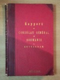 MOUVEMENT DU COMMERCE ET DE L&#039;INDUSTRIE DES PAYS BAS DURNAT L&Eacute;XERCICE 1899, RAPPORT CONSULAIRE de C.G. ROMMENHOLLER CONSUL GENERAL DE ROUMANIE A ROTT