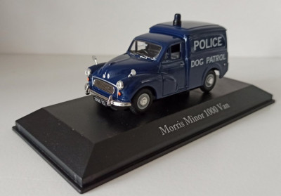Macheta Morris Minor 1000 Politia UK 1960 - IXO/Atlas 1/43 foto