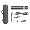Compresor aer portabil negru 12,4V baterie 6000Am reincarcabila