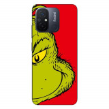 Husa compatibila cu Xiaomi Redmi 12C Silicon Gel Tpu Model Craciun Grinch Face