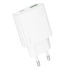 INCARCATOR retea Borofone &quot;BN24&quot; , Quick Charge 20W, 1 x USB, 1 x USB Type-C, alb &quot;6941991115639&quot; (timbru verde 0.18 lei)