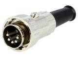 Conector DIN mufă tată 5 pini 180&deg; LUMBERG