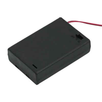 Cutii si carcase pt baterii3 buc. AA (baterie creion)cu intrerupator, cu capac Best CarHome foto