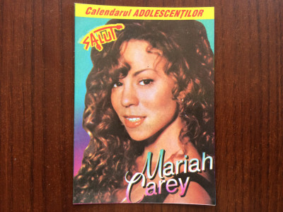 mariah carey calendar revista salut 1995 calendarul adolescentilor mic reclama foto