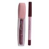 Set 2 in 1 Lip Gloss &amp; Color Liner Kiss Beauty #06