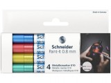 Marker metalic Paint-It 010 0,8 mm,4 bucati set, Schneider