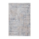 Covor Model Roma 32SKS, Marime 80 x 150 cm, Crem, Gri, Inaltime Fir 12 mm, Antialergic, Polipropilena, Living, Dormitor, Sufragerie, Birou