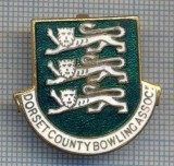 AX 364 INSIGNA BOWLING - DORSET COUNTY BOWLING ASSOC -MAREA BRITANIE