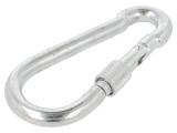 Carabină oțel zincat DROMET 120mm 11mm cu protecție pentru cabluri