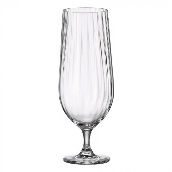 Set 6 Pahare Bere Cristal Bohemia Columba Optic 470 ml COD: 4736