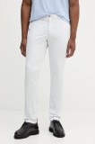 Hackett London pantaloni culoarea gri, cu fason chinos, HM2100007R