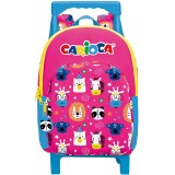 Troler Carioca Animal Pink, 40x28x17 cm