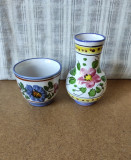 Lot de 2 vase mici ceramica flori